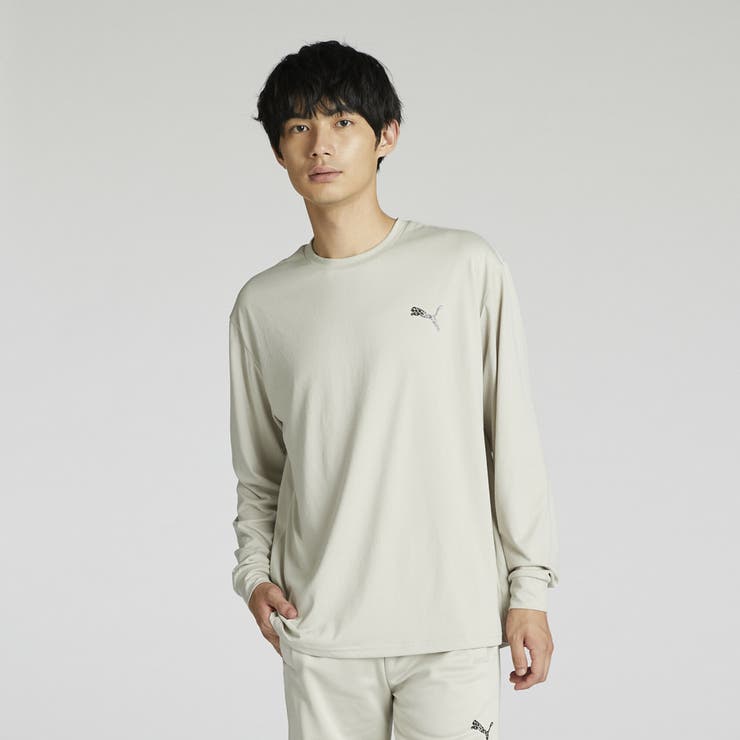 メンズ トレーニング トレイン エッジ 長袖 Tシャツ[品番
