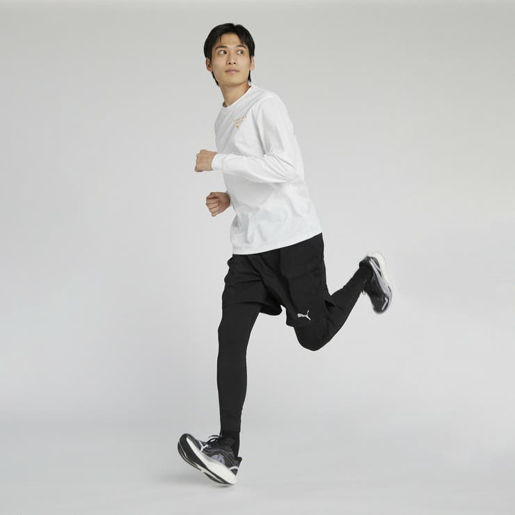 メンズ ランニング プーマ ラン クラブ 長袖 シャツ[品番