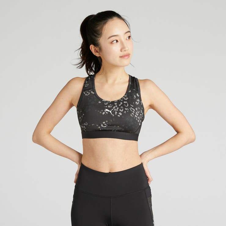 ウィメンズ トレーニング スポーツ ブラトップ ミディアムサポート AOP