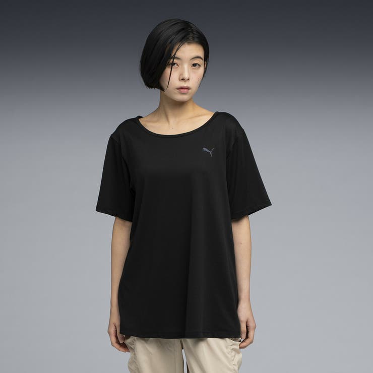 ウィメンズ トレーニング TAD バックオープン 半袖 Tシャツ SS TEE | PUMA | 詳細画像1 