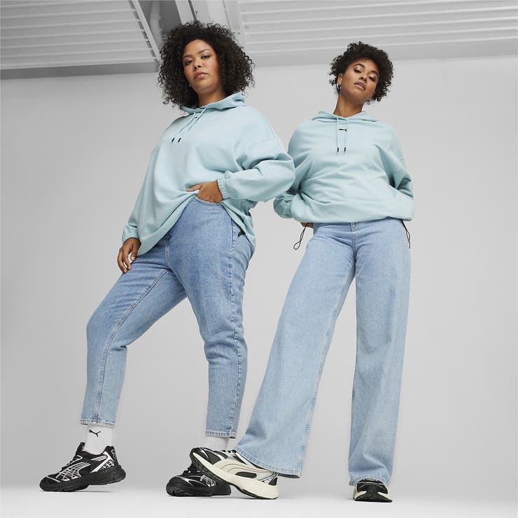 PUMA ハーフパンツ Oサイズ ブルー(シャドーカラー) ちらし
