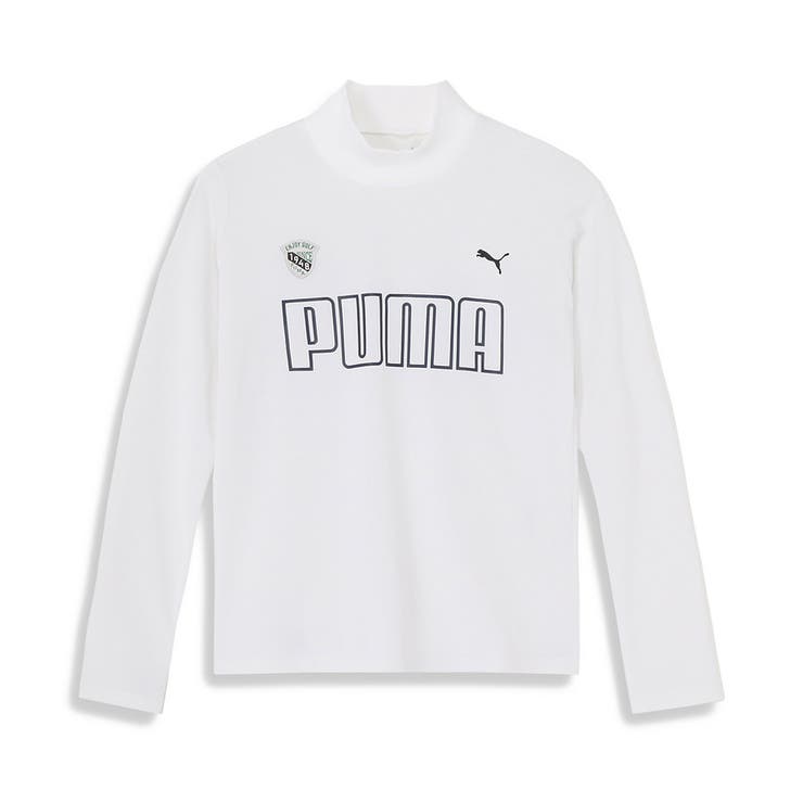 美品 バーバリーゴルフ 長袖 モックネック Tシャツ ロゴ