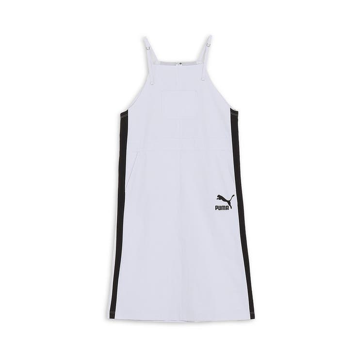 【PUMA】T7 ミニワンピース ドレス ロゴ Vネック ペンシルモデル PUMA T7 Dress | ミニワンピース・ドレス ブラック レディース