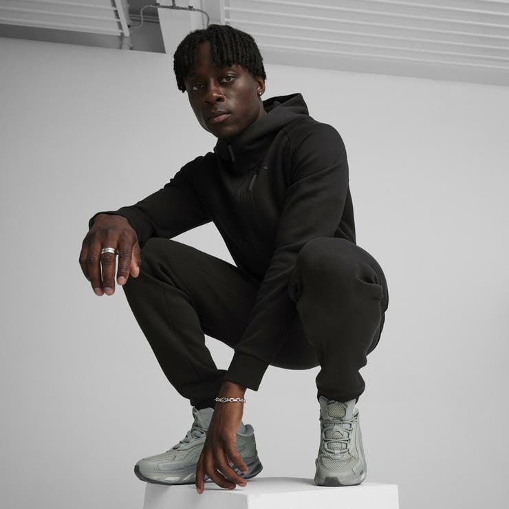 最終価格　新品未使用　PUMA フルジップフーディ & パンツ セット 楽天市場】プーマ フルジップフーディの通販