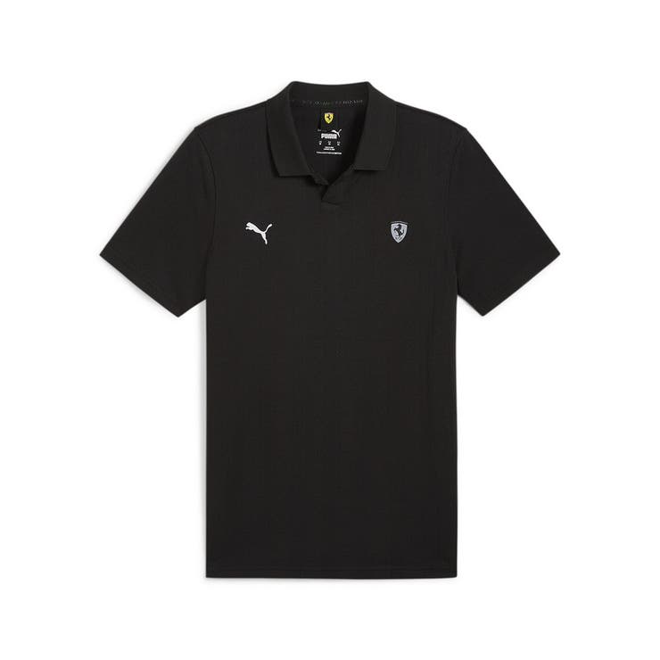 メンズ フェラーリ スタイル ジャカード 半袖 ポロシャツ[品番