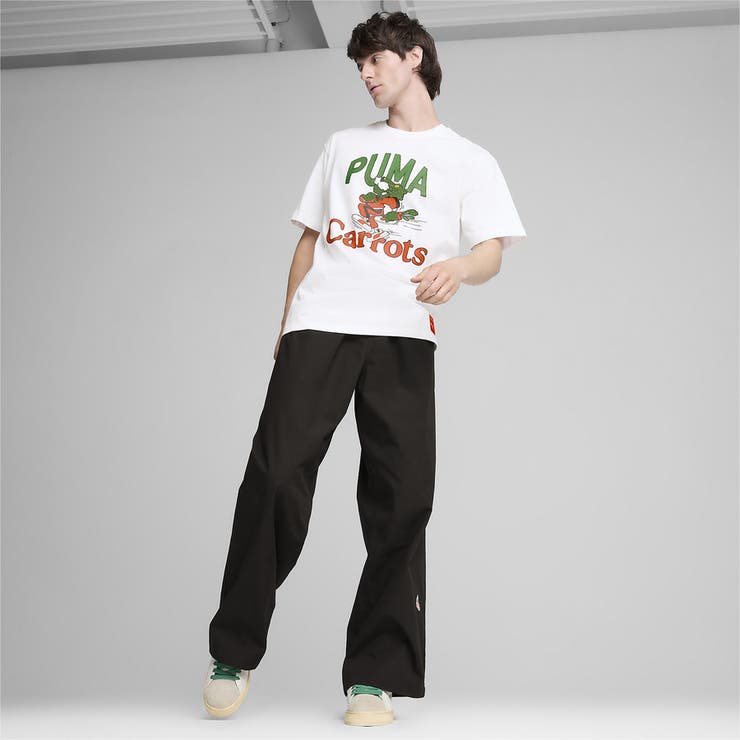 送料無料◆新品◆PUMA GOLF グラフィック ストレッチ 半袖 ジャケット◆(XL)◆622393-03◆プーマ ゴルフ メンズ PUMA x CARROTS グラフィック 半袖 Tシャツ[品番