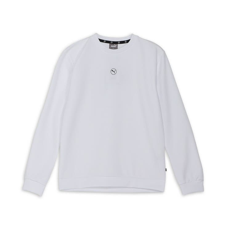メンズ ゴルフ サークルキャット ダブルニット クルー ネック トップス | PUMA | 詳細画像1 