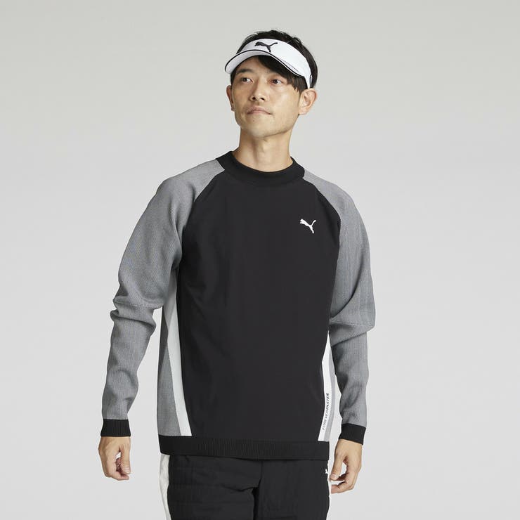 メンズ ゴルフ PF パフォーマンス リブ コンビ クルースウェット | PUMA | 詳細画像1 