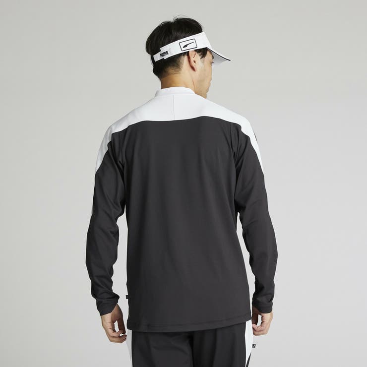 メンズ ゴルフ PF ストレッチ ピーチ スムース モックネック 長袖 シャツ | PUMA | 詳細画像2 