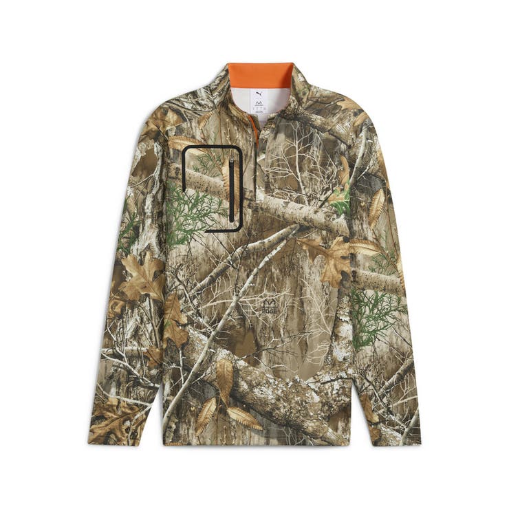 メンズ ゴルフ PUMA x REALTREE クォータージップ トップス | PUMA | 詳細画像1 