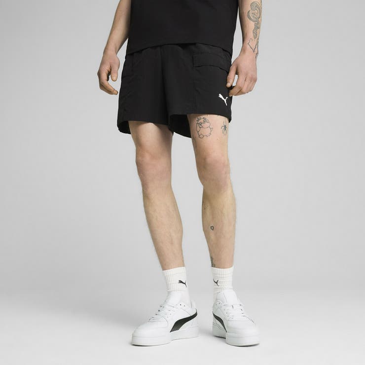 メンズ ワードローブ ESS リラックス カーゴ ショーツ | PUMA | 詳細画像1 