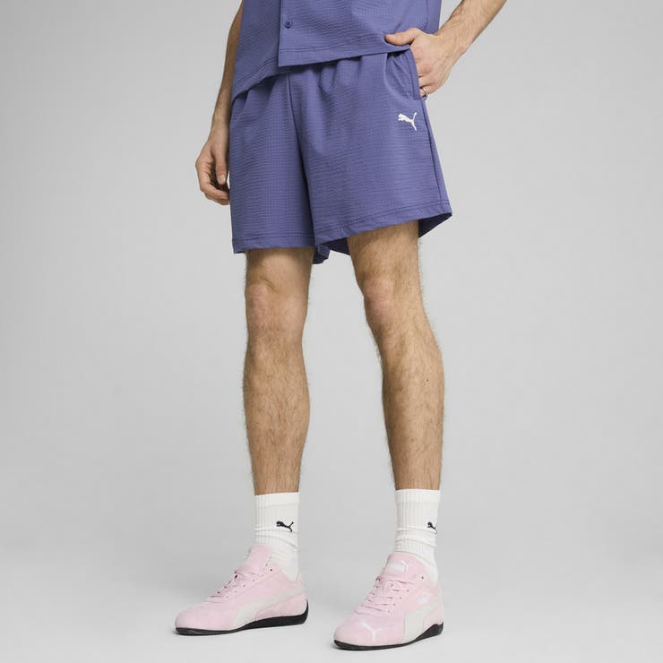 メンズ ワードローブ ESS シアサッカー リラクシー ショーツ | PUMA | 詳細画像1 