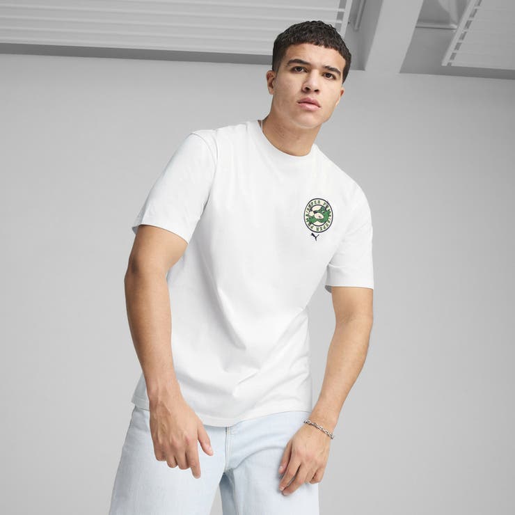 メンズ グラフィックス スーパー プーマ リラックス 半袖 Tシャツ | PUMA | 詳細画像1 
