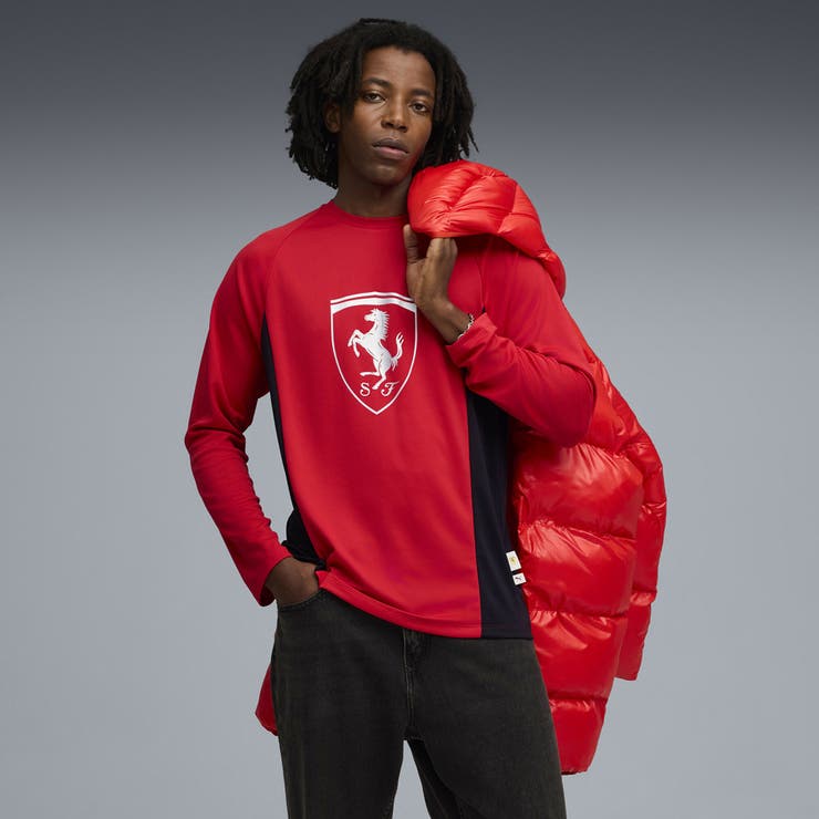 メンズ フェラーリ ライフスタイル ジャージー 長袖 Tシャツ | PUMA | 詳細画像1 