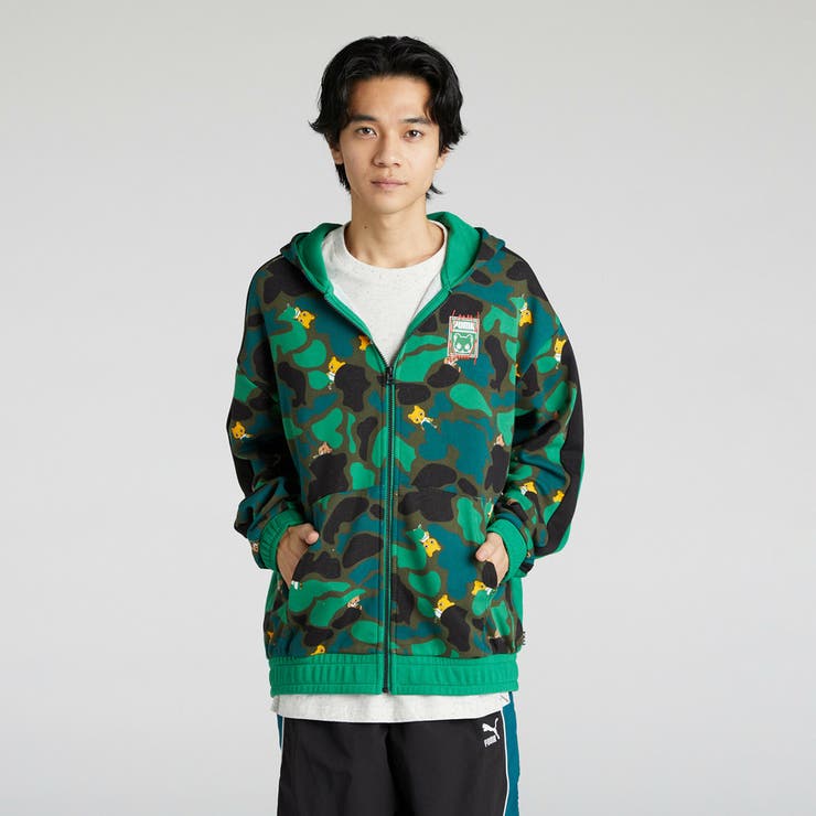 PUMA プーマ キッズ パーカー スウェット POWER キャット