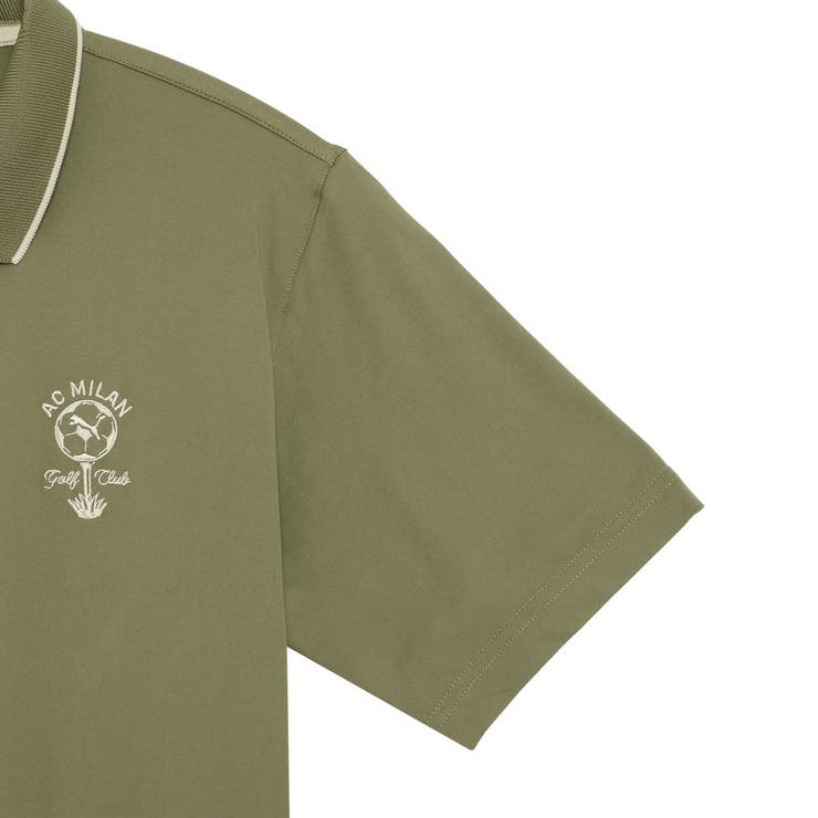 メンズ ゴルフ PUMA x ACミラン ゴルフクラブ 半袖 ポロシャツ | PUMA | 詳細画像3 