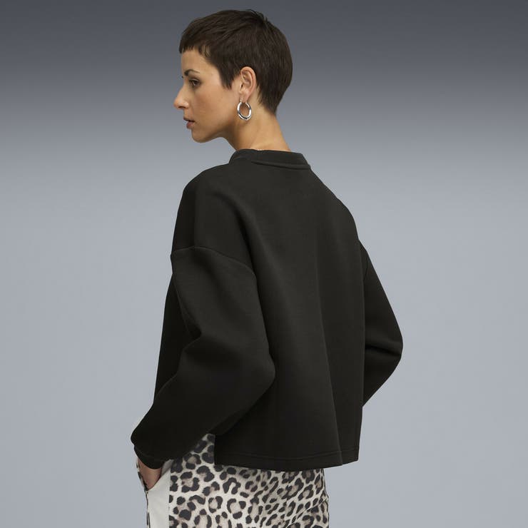 ウィメンズ ワードローブ ESS オーバーサイズド クルー スウェット | PUMA | 詳細画像2 