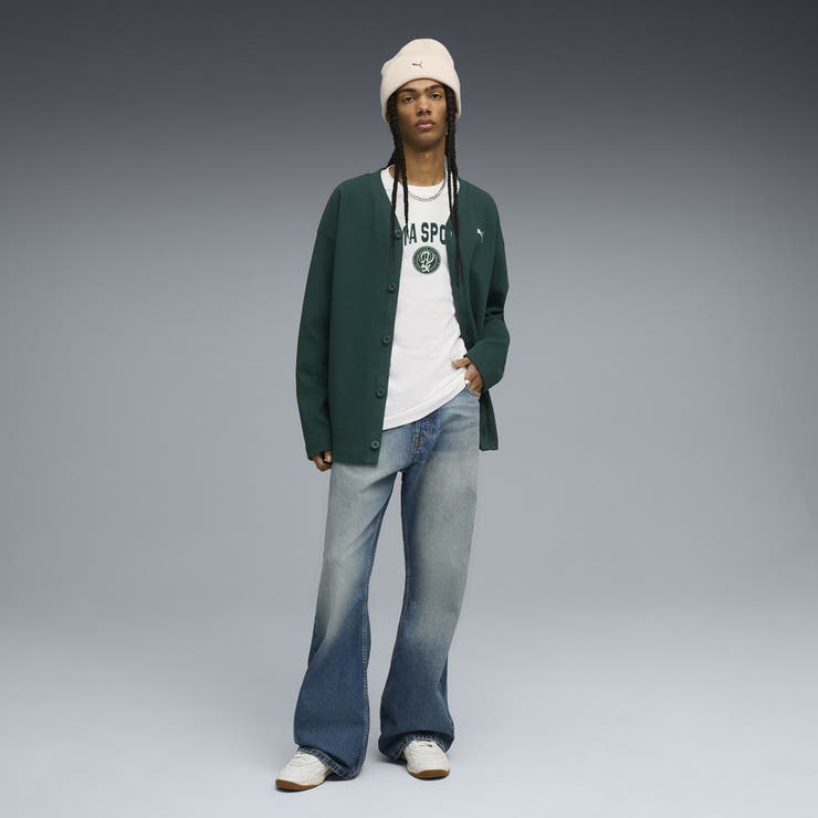 メンズ ワードローブ ESS リラックスド ジャガード カーディガン | PUMA | 詳細画像3