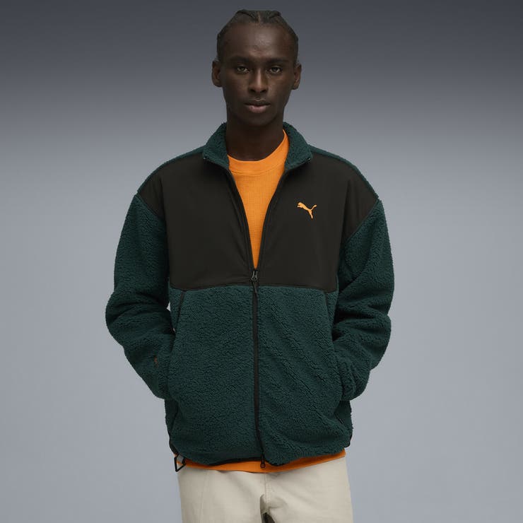 メンズ PUMATECH ソフト テック リラックスド シェルパ ジャケット | PUMA | 詳細画像1 