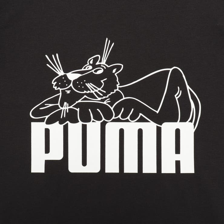 tシャツ PUMA プーマ ウィメンズ グラフィック スーパー プーマ スリム ショート 半袖Tシャツ レディース PUMA公式】ウィメンズ グラフィック スーパー プーマ スリム