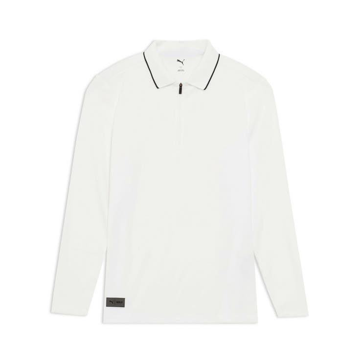 メンズ ゴルフ PB ロゴ 長袖 ポロシャツ | PUMA | 詳細画像1 