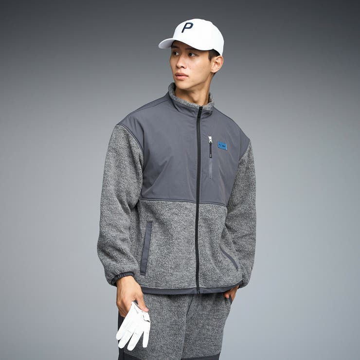 メンズ ゴルフ FOG ハイブリッド フリース ジャケット | PUMA | 詳細画像1 