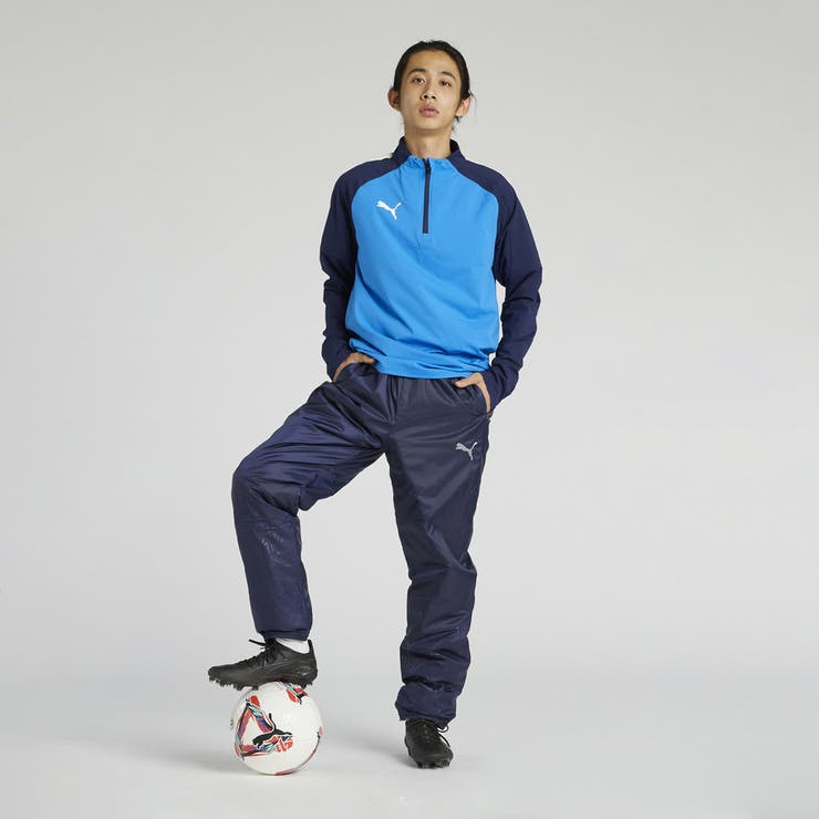 PUMA ジローナFC フルジップパーカー サッカー 海外規格 メンズ サッカー TEAMLIGA 1/4 ジップ トップス[品番