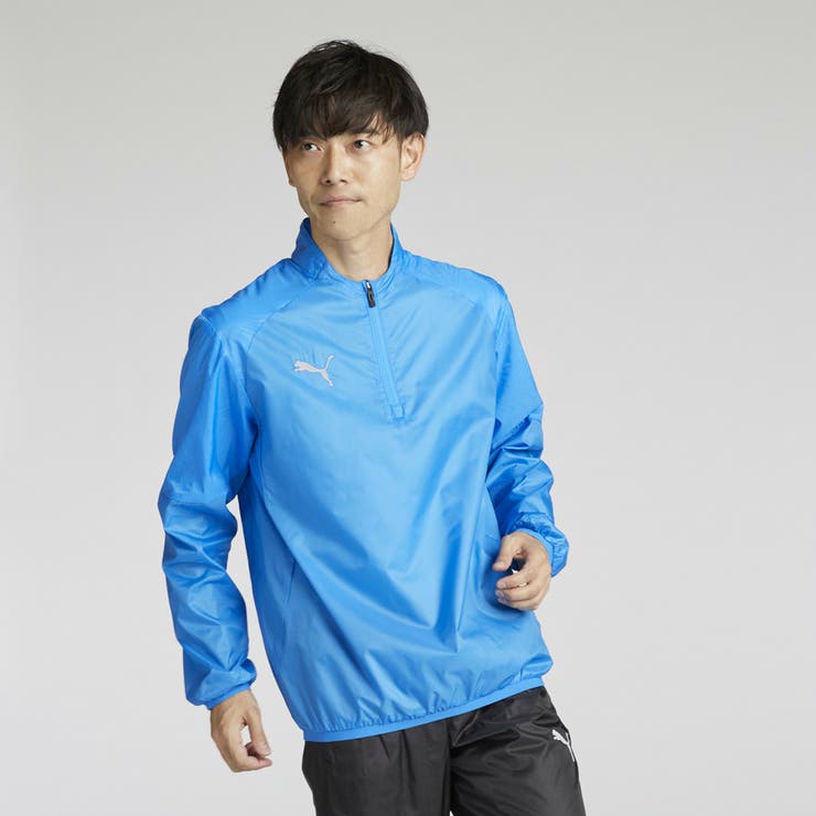 上品なスタイル メンズ ハーフジップ 長袖 ピステ チームファイナル サッカー ウェア