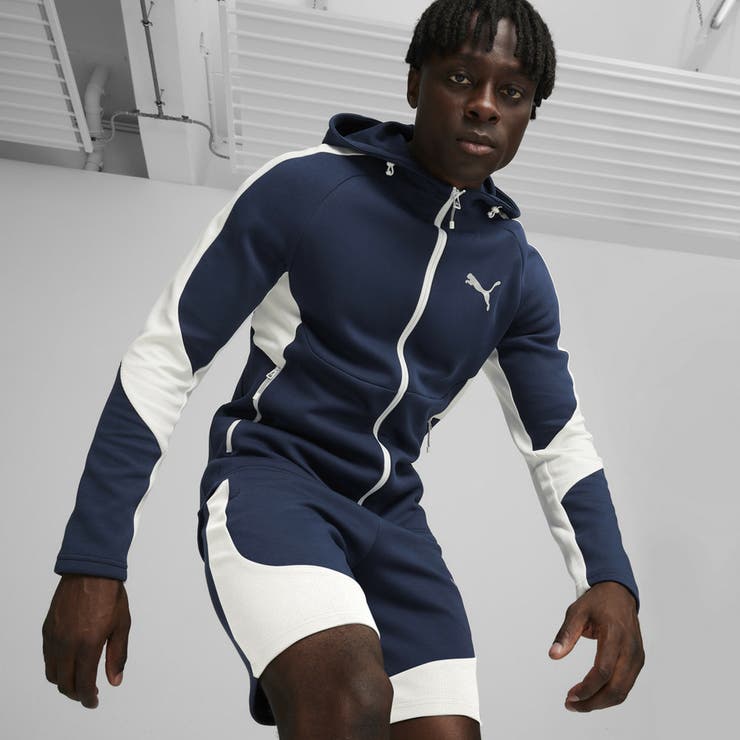 メンズ エヴォストライプ フルジップ フーディー[品番：PUMW0007893