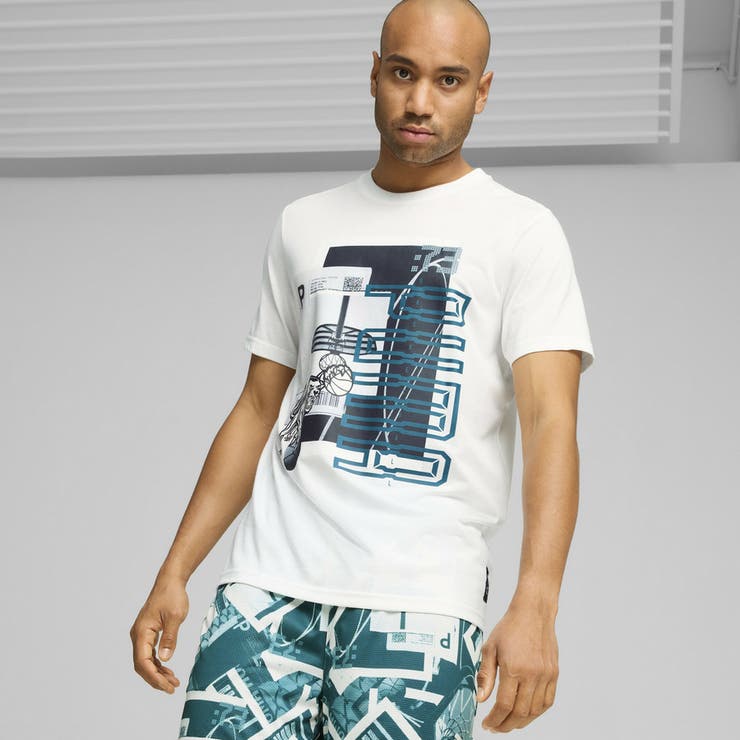 メンズ バスケットボール ウイニング ショット 半袖 Tシャツ 1 | PUMA | 詳細画像1 