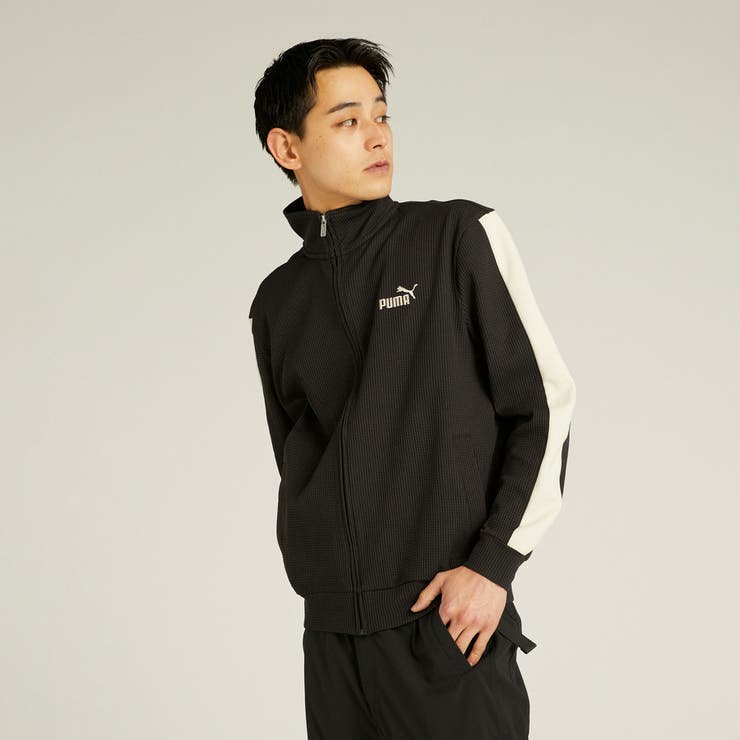 メンズ CORE HERITAGE ワッフル トラック ジャケット | PUMA | 詳細画像1 