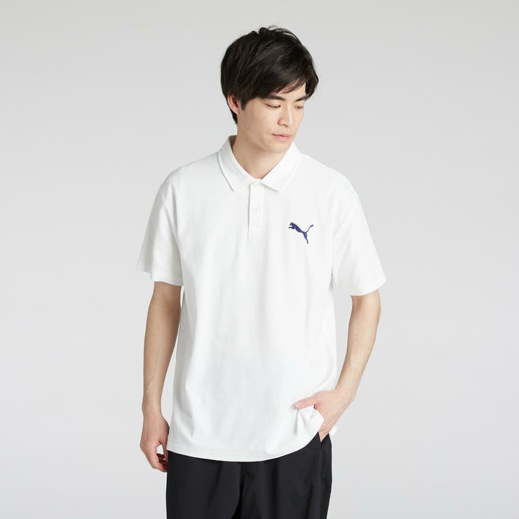 メンズ ESS MX キャット EMB ピケ 半袖 ポロシャツ | PUMA | 詳細画像1 