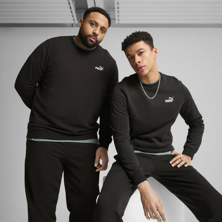 メンズ ESS スモール NO.1 ロゴ クルースウェット | PUMA | 詳細画像1 