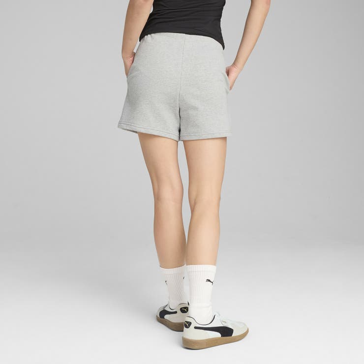 PUMA ホワイト ショートパンツ Lサイズ ロゴ刺しゅうショートパンツ（PUMA） 通販【ニッセン】