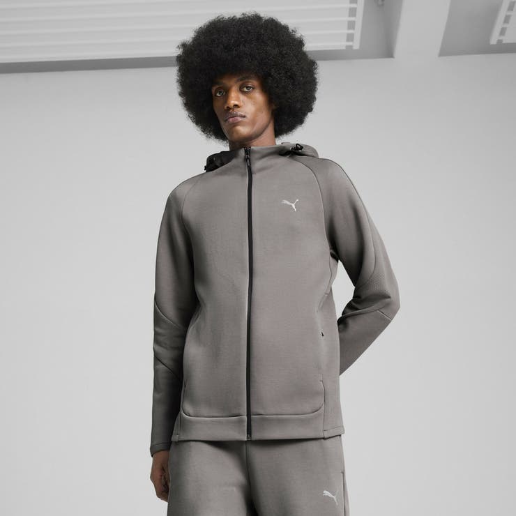 メンズ エヴォストライプ フルジップ フーディDK | PUMA | 詳細画像1 