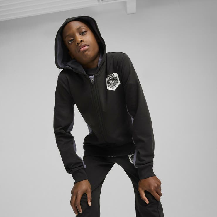 ボーイズ アクティブ スポーツ グラフィック フーディ 120-160cm | PUMA | 詳細画像1 