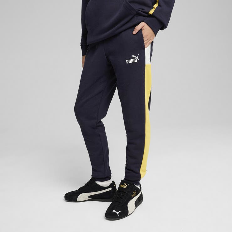 ボーイズ ESS ブロック スウェットパンツ TR B  120-160cm[品番：PUMW0006443]｜PUMA（プーマ）のキッズファッション通販｜SHOPLIST（ショップリスト）