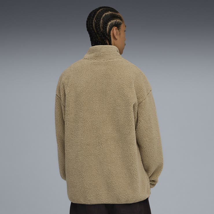 メンズ ESS エレベーテッド リラックスド フルジップ シェルパ ジャケット | PUMA | 詳細画像2 