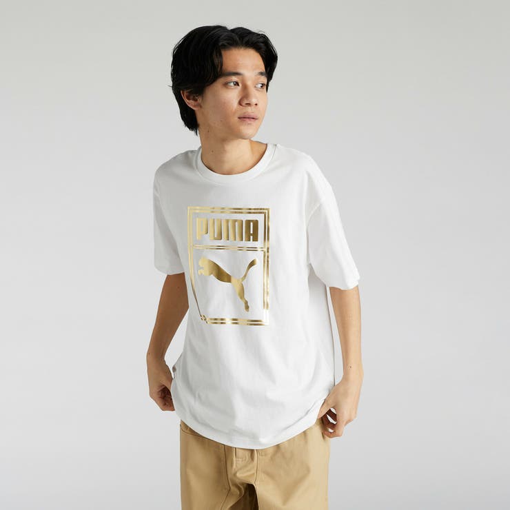 メンズ ESS メタリック グラフィック 半袖 Tシャツ[品番