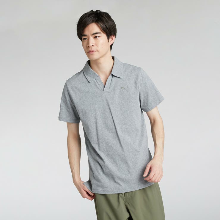 メンズ ベーシック ワンポイント 半袖 ポロシャツ | PUMA | 詳細画像1 