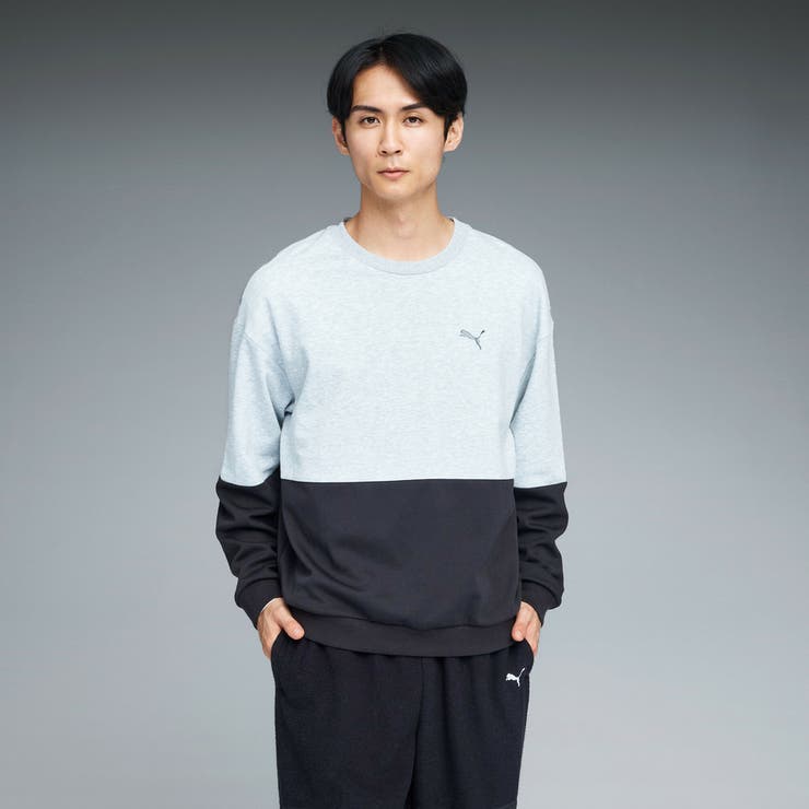 メンズ ESS MX リラックスド シーズナル クルースウェット | PUMA | 詳細画像1 