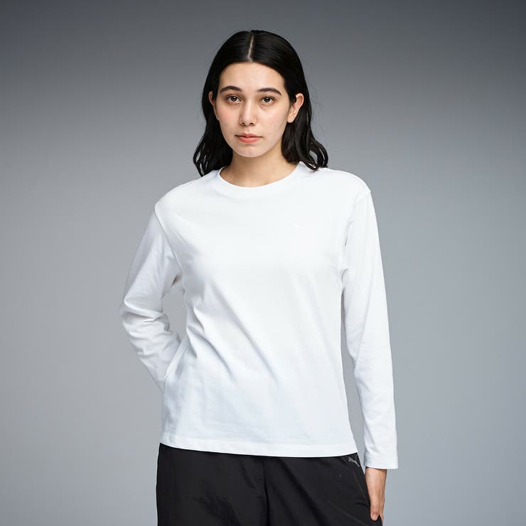 ウィメンズ ESS MX キャットロゴ リラックスド 長袖 Tシャツ | PUMA | 詳細画像1 