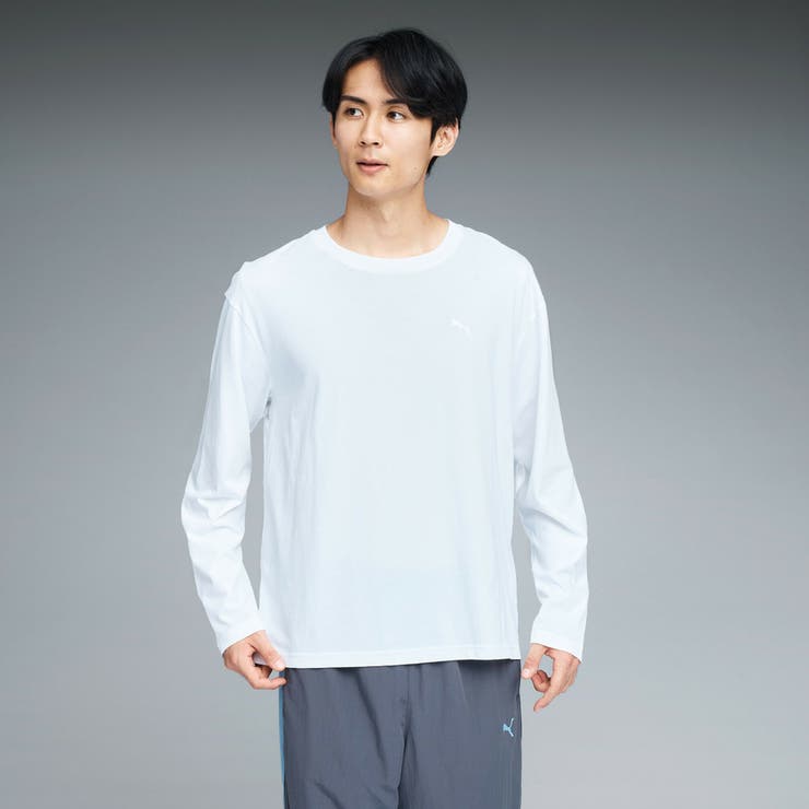 メンズ ESS MX リラックスド キャット 長袖 Tシャツ | PUMA | 詳細画像1 