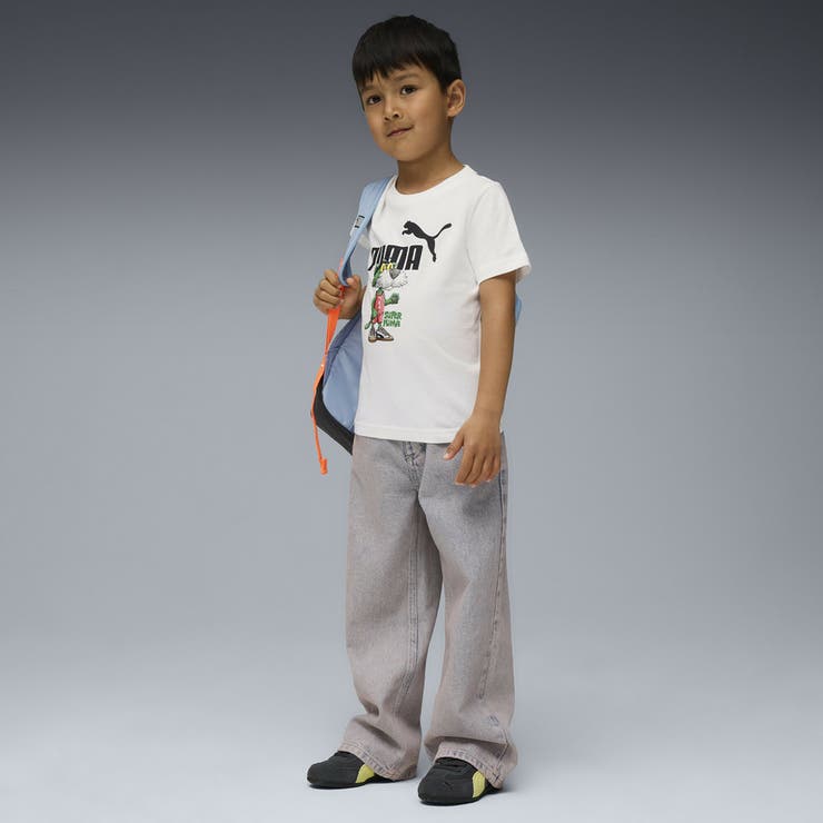 ボーイズ スーパー プーマ グラフィック 半袖 Tシャツ 104-122cm[品番