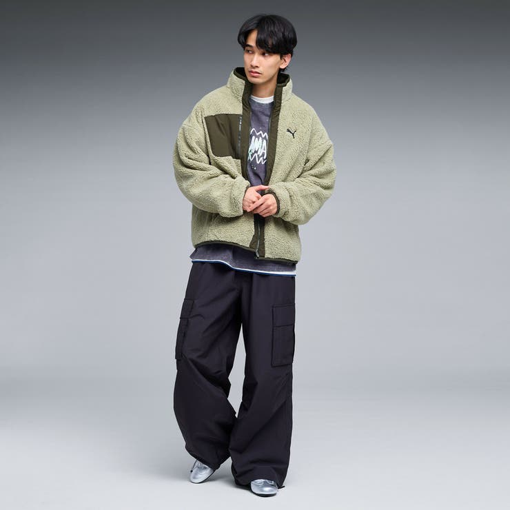 メンズ リバーシブル シェルパ ジャケット[品番：PUMW0009661]｜PUMA