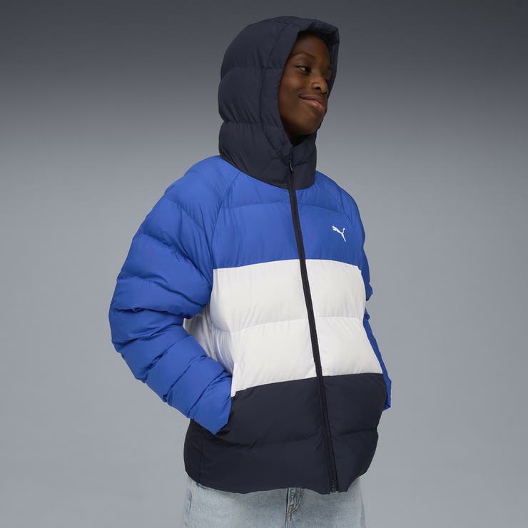 キッズ シンセティック フーデッド パッファー ジャケット 120-160cm | PUMA | 詳細画像1 
