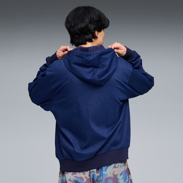 メンズ ESS エレベーテッド デニムライク フーディ | PUMA | 詳細画像2 