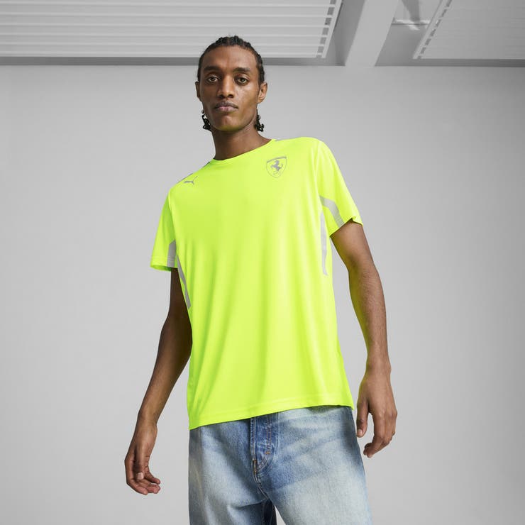 ランキング2024 メンズ フェラーリ チーム セットアップ 半袖 Tシャツ[品番 F1
