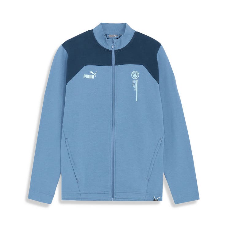 PUMA マンチェスターシティ トラックジャケット+トラックパンツセット PUMA マンチェスターシティ トラックジャケット+トラックパンツ