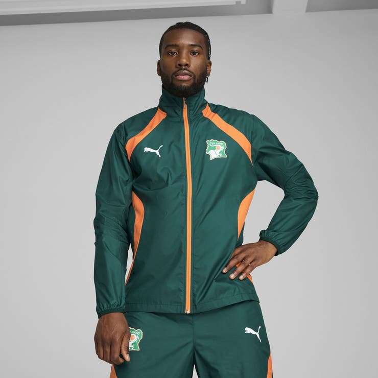 エスパルス サッカーウェア PUMA 公式戦用ウーブンフルジップ